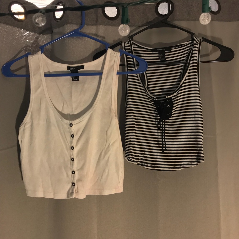 TWO Forever 21 Crop Tops